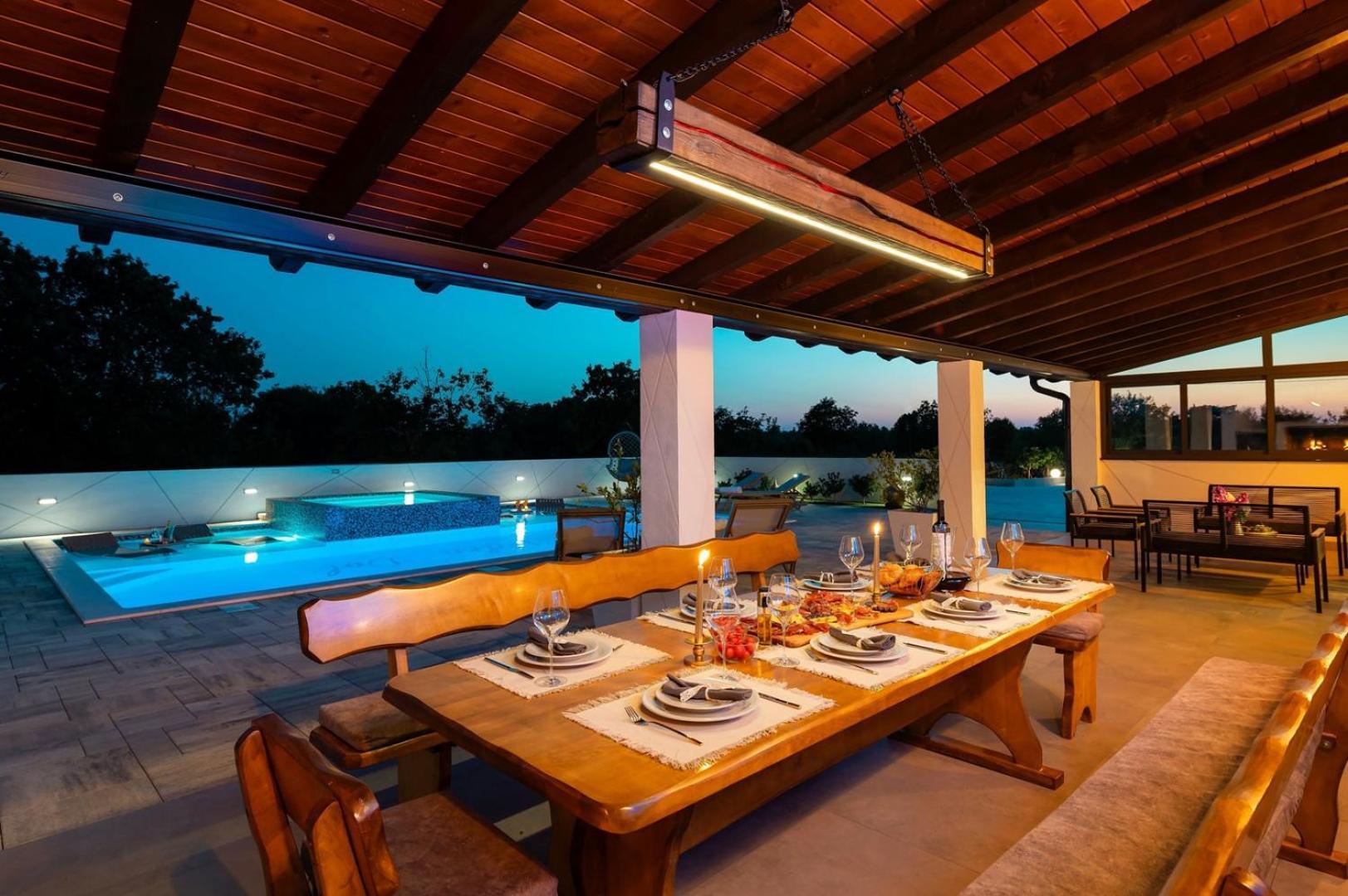 New! Luxury Villa Meden Dol With Heated Pool, Hot-Tub, 2 Saunas スクラーディン エクステリア 写真