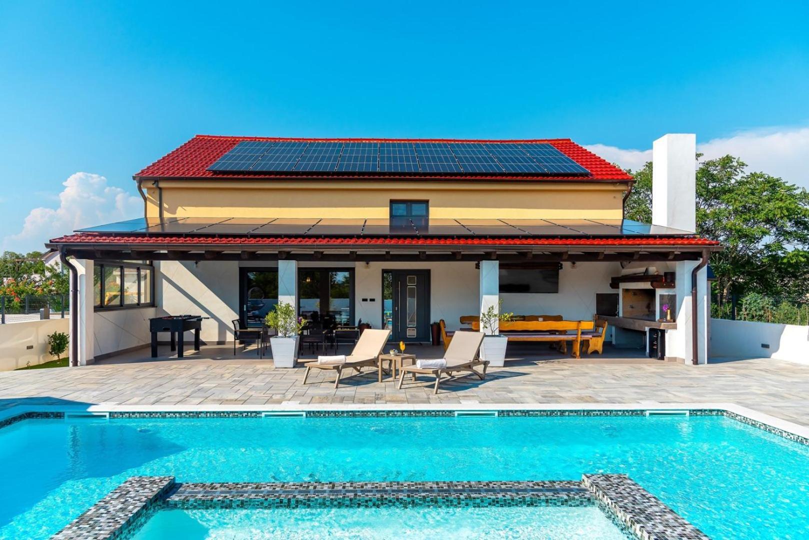 New! Luxury Villa Meden Dol With Heated Pool, Hot-Tub, 2 Saunas スクラーディン エクステリア 写真
